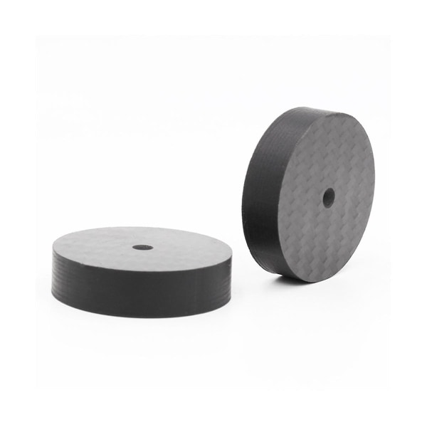 Carbon Fiber Speaker Isolation 40x10mm Spikes Base Pad Speaker Stand Feet Hifi Amp Speaker Pad