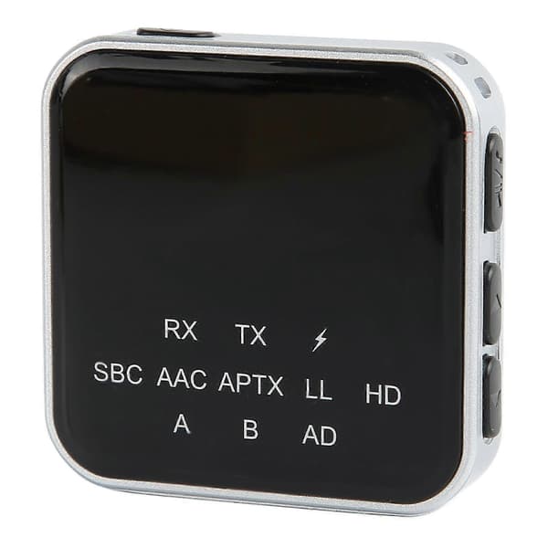 Bluetooth Sender Mottaker Multifunksjon Lav Latens 2 i 1 Bluetooth Adapter med 3.5mm AUX Grensesnitt for TV PC YEMMA