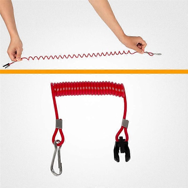 Sikkerhedsdrabsknap & Lanyard til OMC Johnson Evinrude Sierra Udskiftning 585134 432230 MP28870