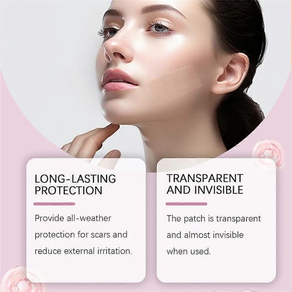 Collagen Ar Tape til Ansigtet, Losveo Silikone Ar Ark til Ansigtsrynker 2 box