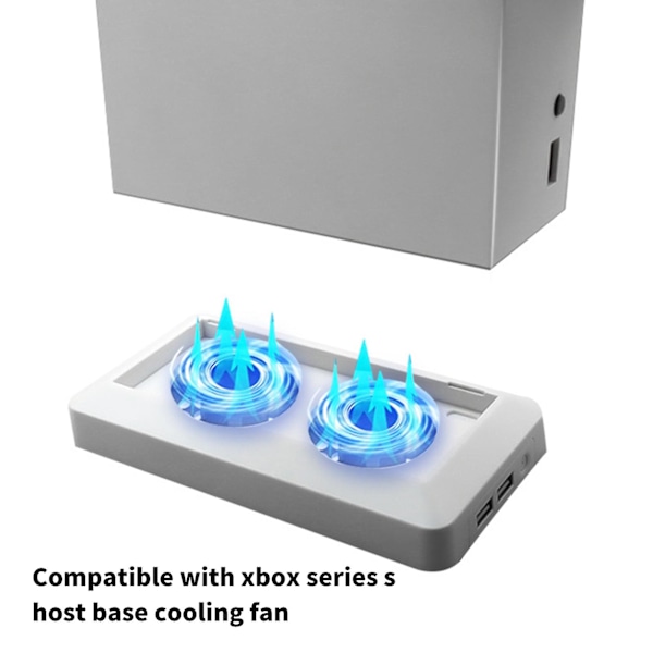 Kylfläkt Bra Hårdhet Hög Effektivitet ABS Spelkonsol Vertikal Stativhållare för Xbox Series S