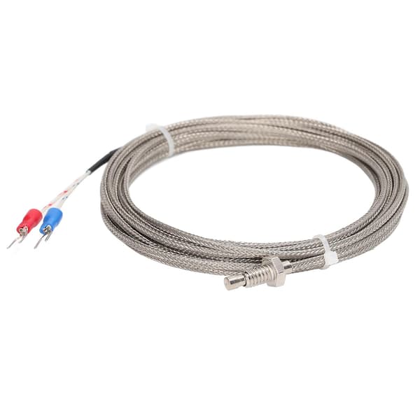 Högprecision M6 Skruvgänga K Typ Termoelement Temperatursensor - 4m Trådsond