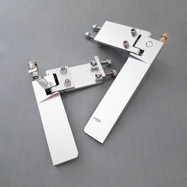 RC Båt Aluminiumlegering Märke 75mm Metall Sugvattenroder för Fjärrkontroll RC Båtar Silver