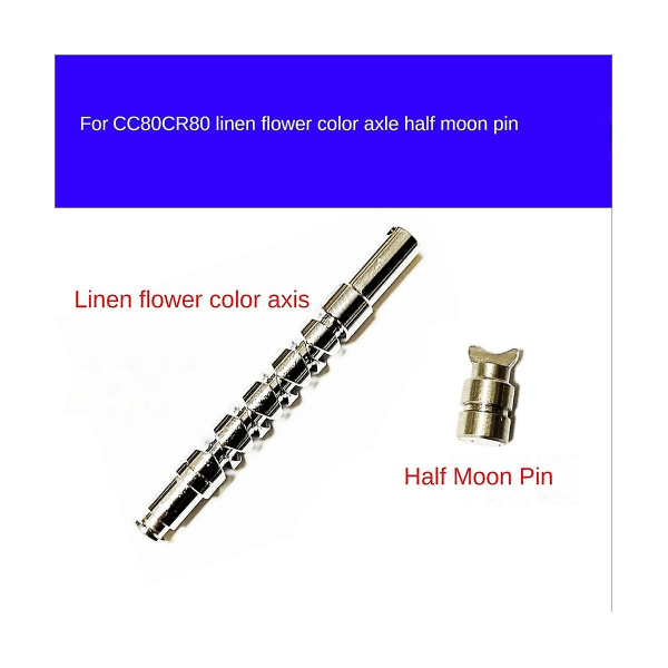For Cc80 Cr80 Water Drop Wheel Shaft Half Moon Pin Twist Shaft Fishing Wheel Accessories
