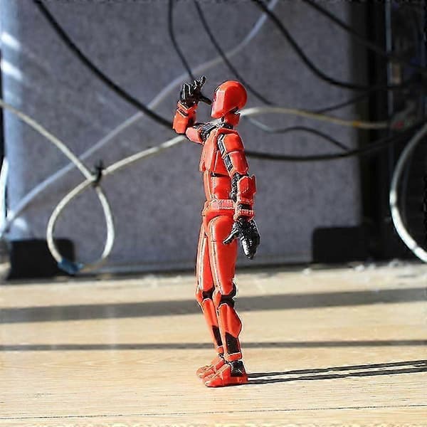 T13 Actionfigur Titan 13 Actionfigur Robot Actionfigur 3D-printad Action SZBS Gray