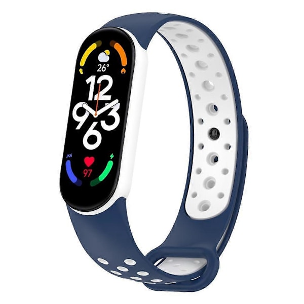 Erstatningsarmbånd Kompatible for Xiaomi Band 7 Myke Silikonarmbånd Justerbar Armrem for Kvinner Menn