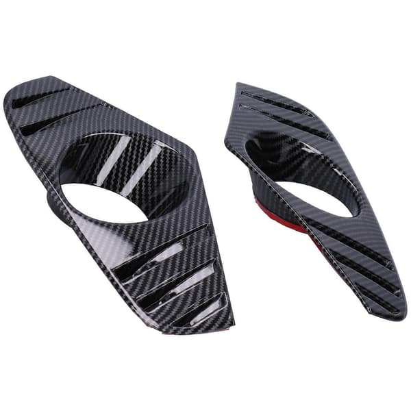 2 stk Dekorative Dekk for Frontlykter i Karbonfiber Stil Passer for RAV4 2019-2021
