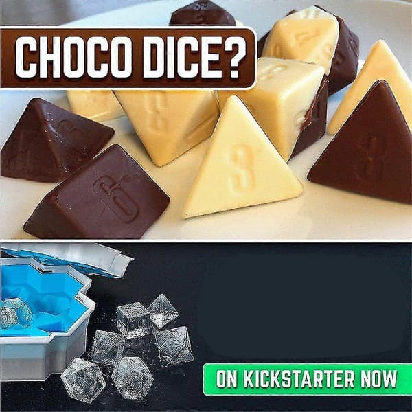 DIY Terningformede Isbakker Chokolade Kageforme