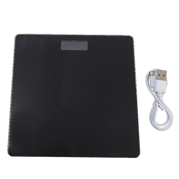USB-laddning LCD-display Digital Badrumsvåg