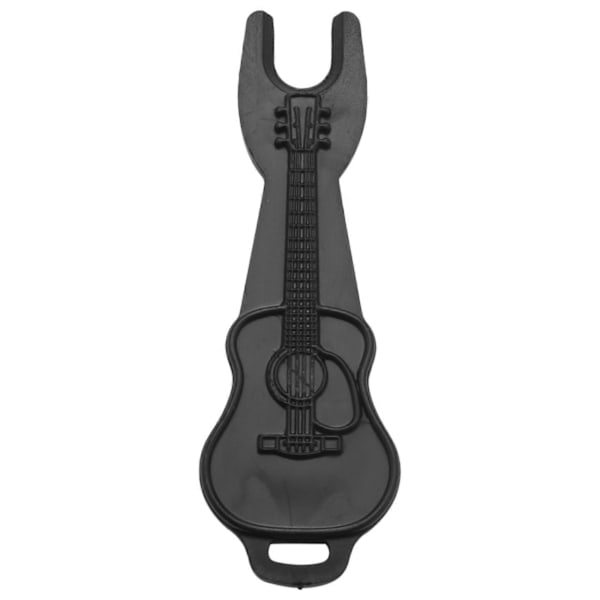 1 Set Svart & Pärlbrobryggpinsar för Akustiska Gitarer/Strängstift (Spårade), Gitarrtillbehör