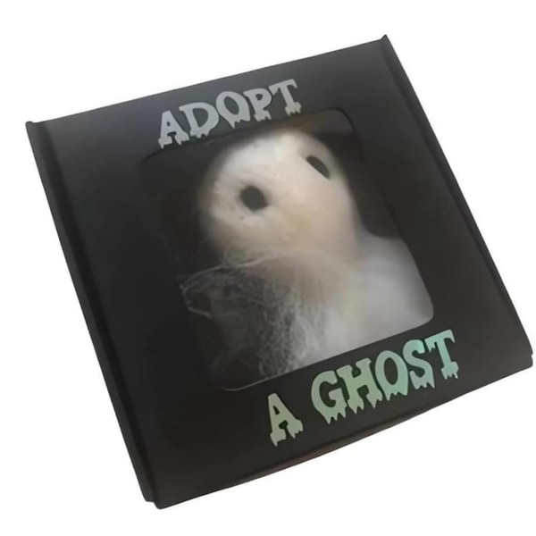 1pcs Adopt A Ghost, Ghost Felt Doll Cute Spooky Ghost Gift Halloween Decoration, Funny Gift For Fri