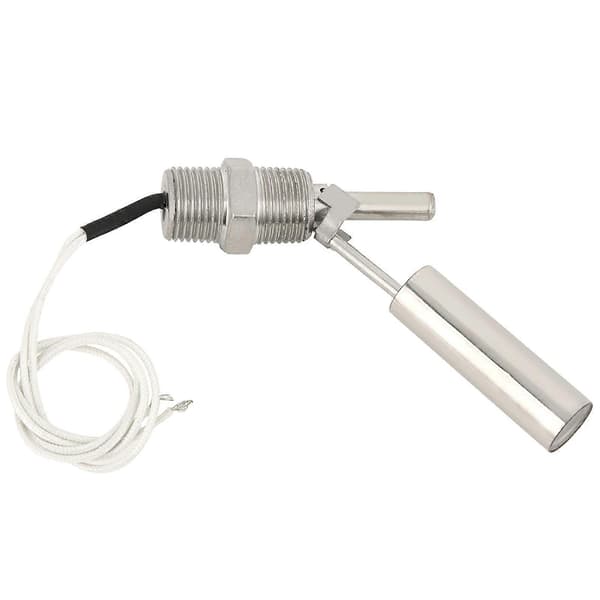 Flydende Vandniveau-Flydesensor-Switch Sidemonteret 304 Rustfrit Stål 1/2NPT Han-Gevind DC0-110V