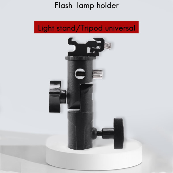 Kamera Flash Speedlite Mount, professionelt drejeligt lysstativ Light Bracket Paraply Bracket Mount S