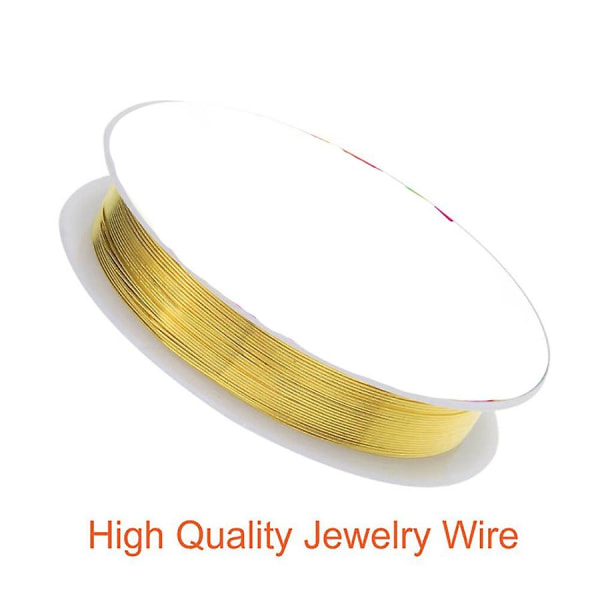 6-pack smykkeperletråd for smykkefremstilling og håndverk (24 gauge)