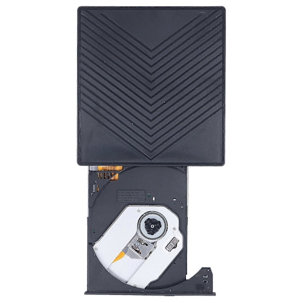 Extern CD DVD-enhet Ultratunn 6 i 1 Plug and Play Typ C USB Optisk Enhet HUB CD-brännare för Laptop Desktop PC YEMMA