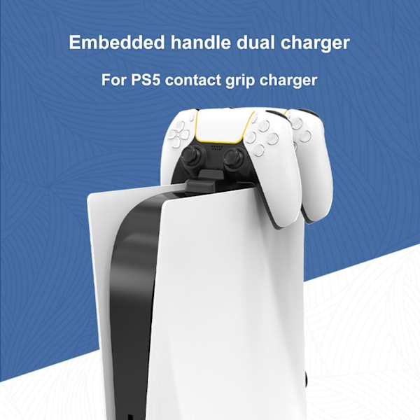 Gamepad Opladerstation Smart Beskyttelse Høj Effektivitet Praktisk Sikkerhed 5.28V/2.8A Spil Komponent Tilbehør Kontakt Game Controller Oplader til