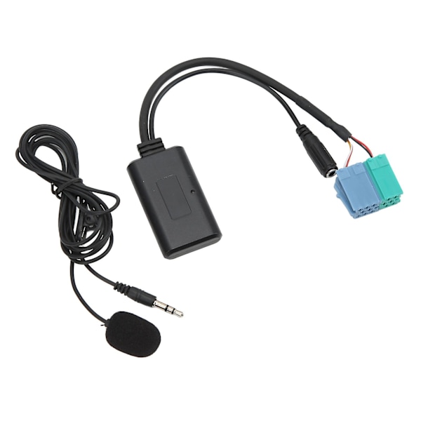 Bil Trådløs o AUX Inngang Adapter Kabel Bluetooth 5.0 med Mikrofon Erstatning for Becker