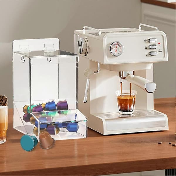 Oppbevaringsboks for vaskekapsler, Akrylbeholder for vaskemiddel