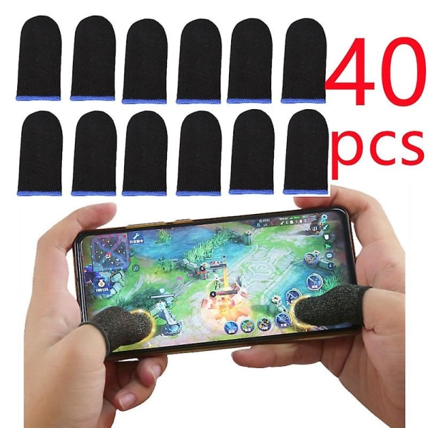 10/20/40 stk Gaming Finger Sleeve Pustende Ikke-ripe Gaming Finger Cover For Pubg Mobile