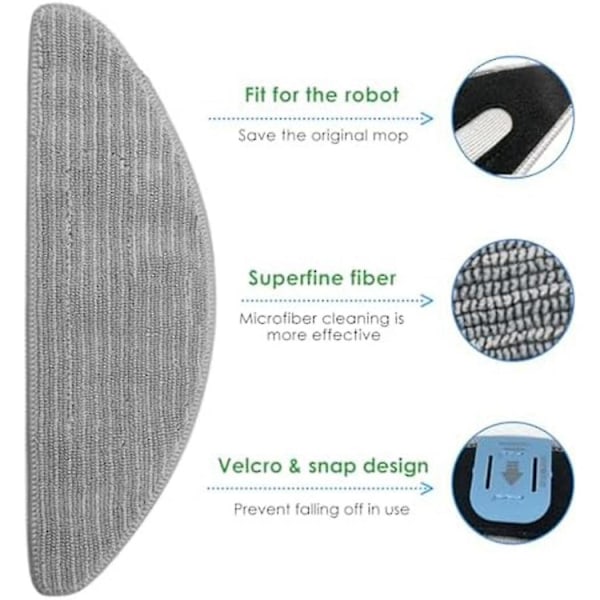 Tillbehörssats för dammsugare Combo I5, I5+, J5, J5+ Robotdammsugare Moppdynor