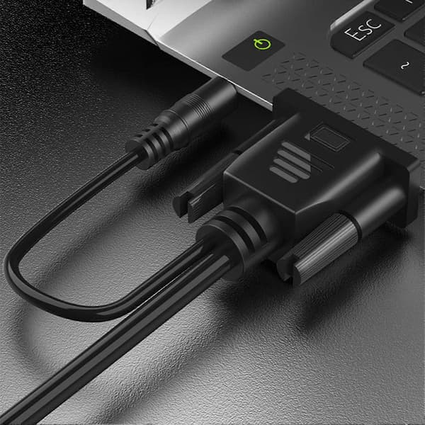 VGA til HDMI-kompatibel videoadapter Instant Cast Universell kompatibilitet for forretningsreiser kontor