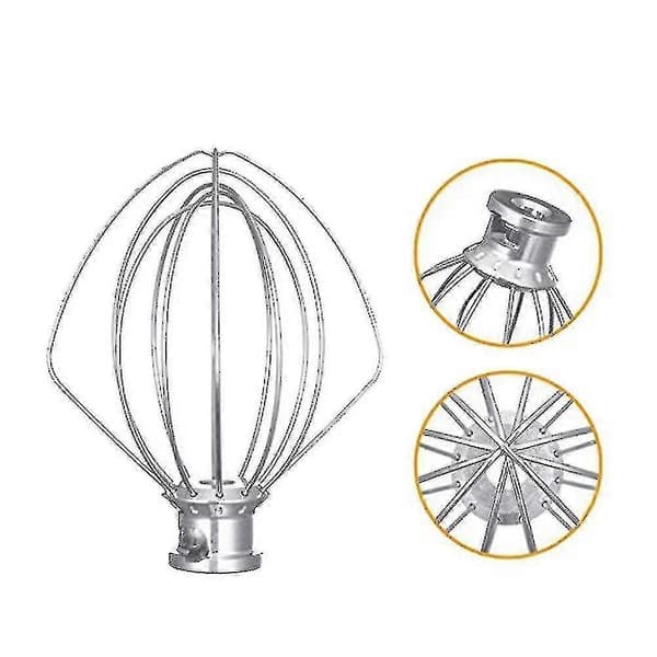 Visp i rostfritt stål 5k452ww för Kitchenaid köksmaskin hög kvalitet