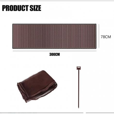 300x78cm Trappesikkerhedsnet, Babysikkerhedsnet til trapper, Børnesikkerhedsnet til trapper