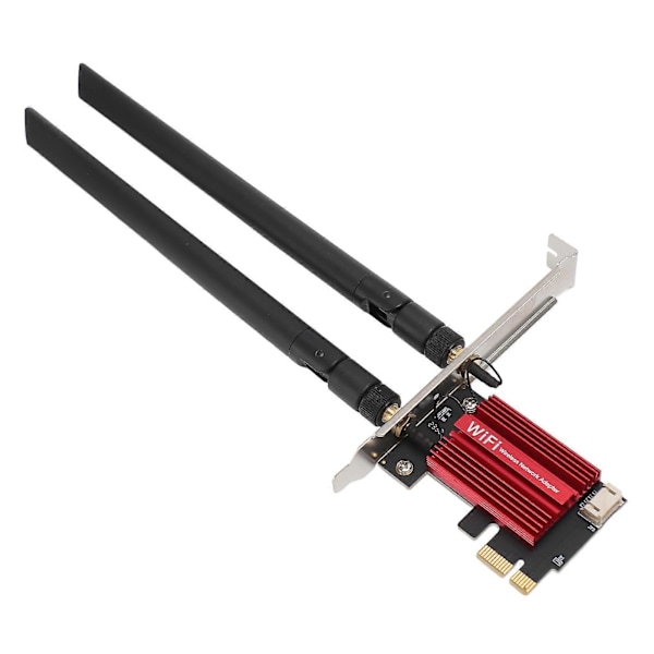 WiFi 7 Kort 2.4G 574Mbps 5G 2400Mbps 6G 5800Mbps BT 5.4 MU MIMO PCIEx1 WPA4 BE200NGW Netværkskort til Win 10 11 PC