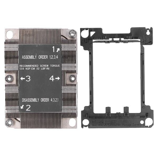 SNKP0067PS LGA 36470 1U X11 til Purley Platform CPU Køleplade Køling Computertilbehør