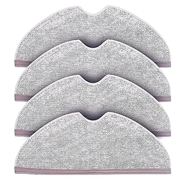 4-pack mikrofiber moppduk kompatibel med Roborock S6 S6 Pure S6 Maxv S5 Max