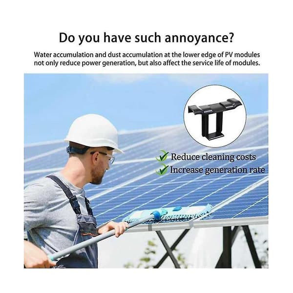 20 st Fotovoltaisk Panel Dräneringsspänne Ytplatta Solpanel Vattenavloppsklämma För Solpanel Dränering Svart 40mm