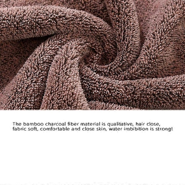 Bærbar Mikrofiber Badekåbe Kvinde Brusebad Blød Badehåndklæde til Voksne til Hjemme Badehåndklæder Wi