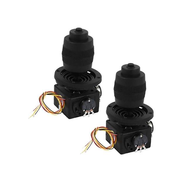 2 x Elektronisk 4-Akset Joystick Potentiometer Knap til -D400B- 10K 4D Controller med Ledning til Industri