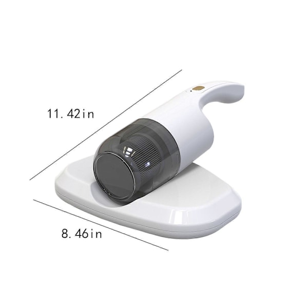 Støvsuger, Sengestøvsuger med 2 tilstande, Støvsuger Støv, Snavs, Dyrehår med 6.000 Vibrationer pr. minut, Vaskbart Filter, Fantastisk til Sofa, Seng, Tæppe