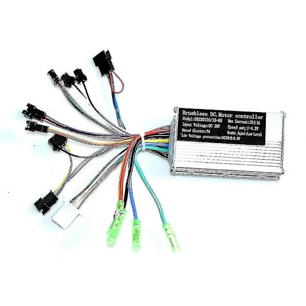 36v 17a 250w 350w Motor Controller E-cykel Børsteløs Hastighedscontroller Og S866 Lcd Displaycontroller