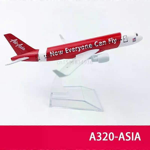 6 tommer 15 CM A380 A350 A330 A320 Concorde Støbt Flymodel Til Gaveindsamling A320 ASIA
