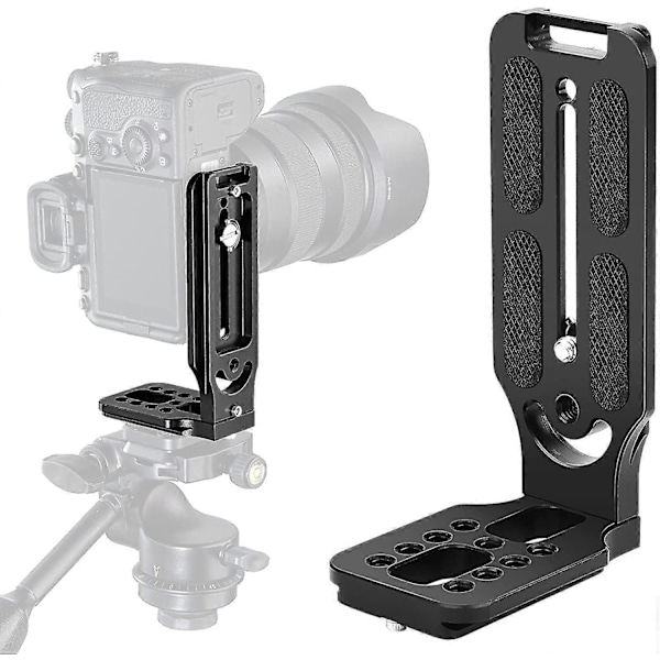 L-fäste Stativ Snabbkopplingsplatta för DSLR-kamera Canon Nikon Sony DJI Osmo Ronin Zhiyun Stabilisator