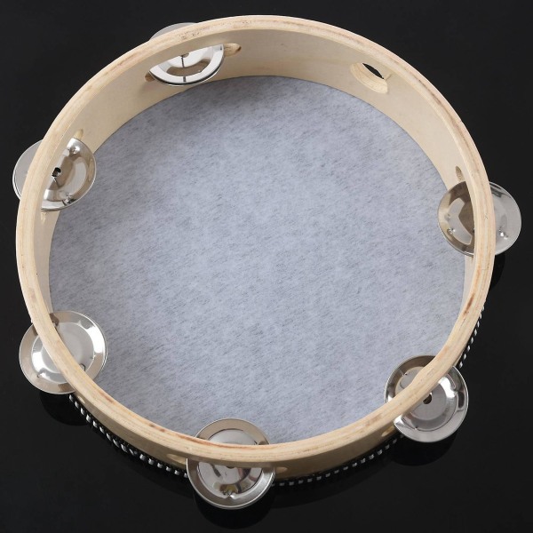 2x 8 tuuman musikaalinen tamburiini tamboriinirumpu pyöreä lyömäsoittimet lahja Ktv-bileeseen