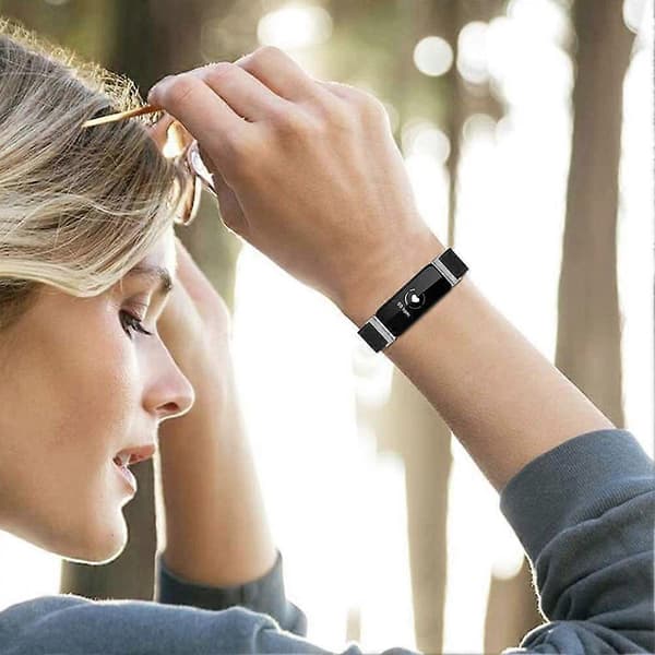 Smart Watch Remme til 2/, Elastiske Justerbare Bløde Remme Udskiftningsremme (Sort)