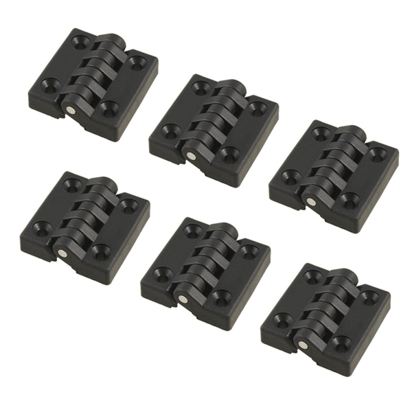 6 stk. Hengsler for Gjerde, Kulelager, Plast, Robust, 40 x 40 mm