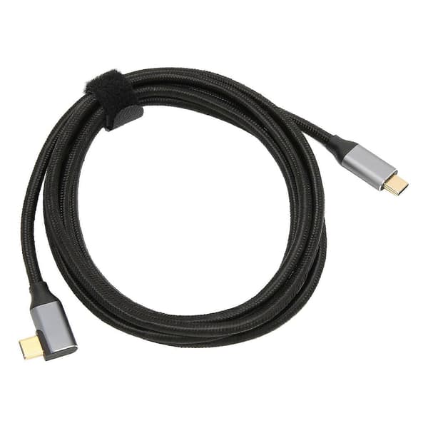 USB C til USB C 3.1 Gen 2 Kabel 100W 5A ved 20V Understøtter 4K ved 60hz Video Output 10Gbps Dataoverførsel med E Marker Chip 2 meter/6.6ft