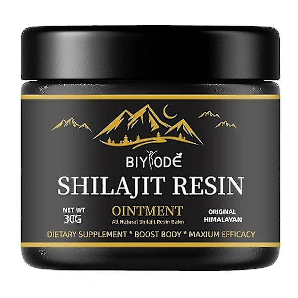 Kropspleje Shilajit Harpiks Forbedrer blodcirkulationen, reducerer kolesterolniveauet 30 g 1 pcs