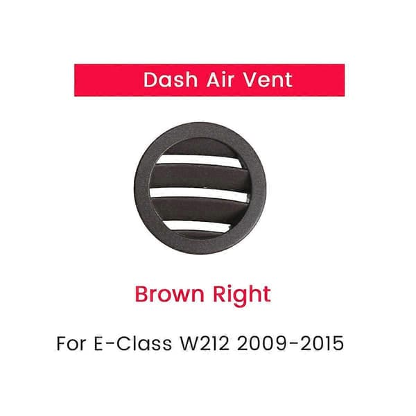 2 ST Brun LH RH Sida Instrumentbräda Luftutsläpp AC Ventilationsgaller Panel Skydd för E-Klass W212 E300 2009-2015