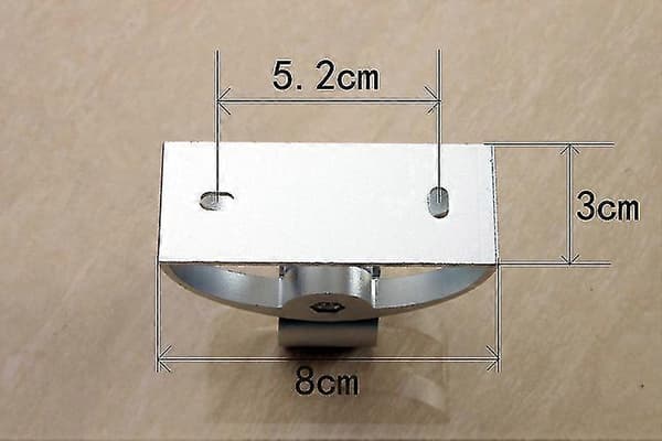 Hjem Baderom Aluminium Veggmontert Dusjsprøytehode Holder Brakett