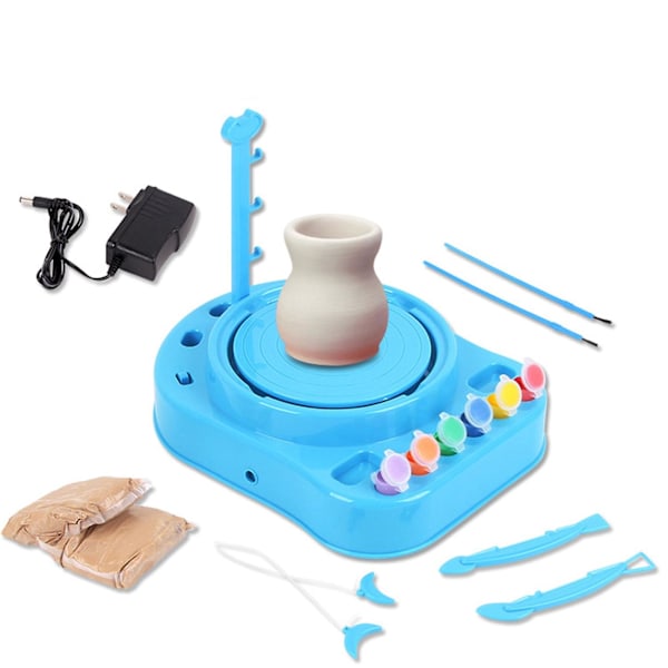 DIY Pottery Wheels Kit Toy Artist Studio, Ceramic Educational Machine for Kids 2