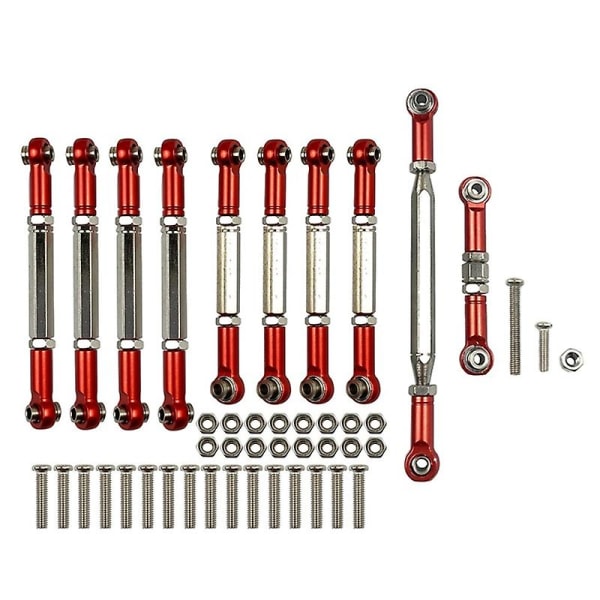 For Mn D90 D91 D96 D99s Mn99s Mn90 1/12 Rc Biloppgraderingstilbehør Metall Pull Rod Steering Link Rod