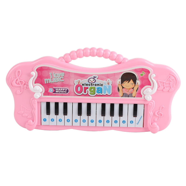 Elektronisk piano leksak Baby barn tidig pedagogisk barndom musik leksak flicka Giftpink