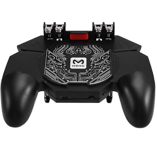 MEMO DL100 Genopladelig Kølende Gamepad - 6-Finger Mobil Gaming Controller til , Konduktorkøling