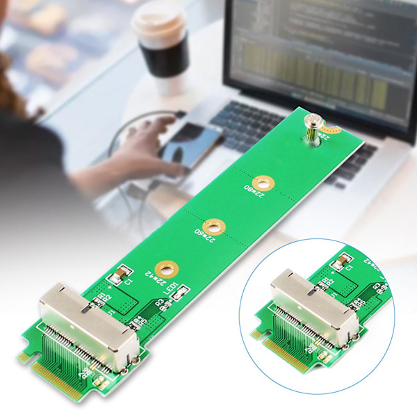 SSD-adapter 12+16-pin direkte tilkobling Datatilbehør Trådløs SSD til M.2 NGFF adapterkort for Macbook 2013/2014/2015
