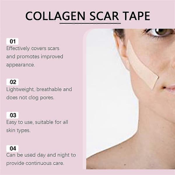 Collagen Ar Tape til Ansigtet, Losveo Silikone Ar Ark til Ansigtsrynker 3 box